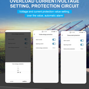 18мм. 63А Монофазен двупосочен WIFI електромер със защита пренапрежение