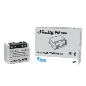 Shelly PM Mini Gen3 – Компактен Wi-Fi Ватметър 16A