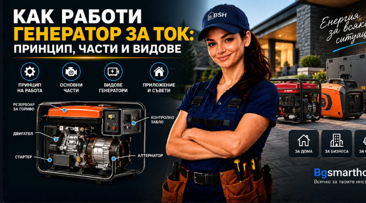 как работи генератор за ток