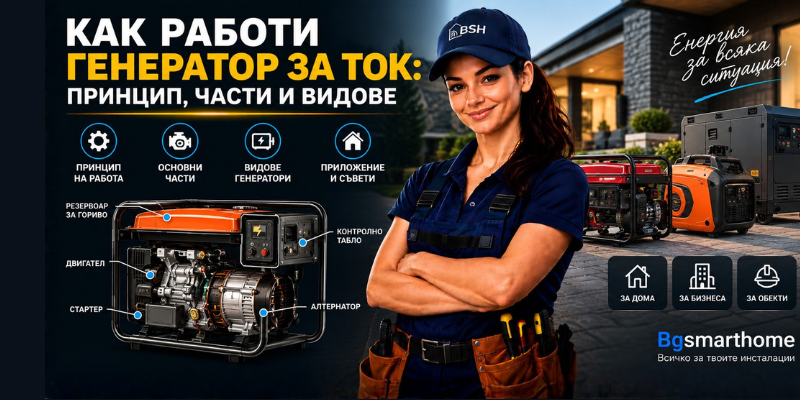 как работи генератор за ток